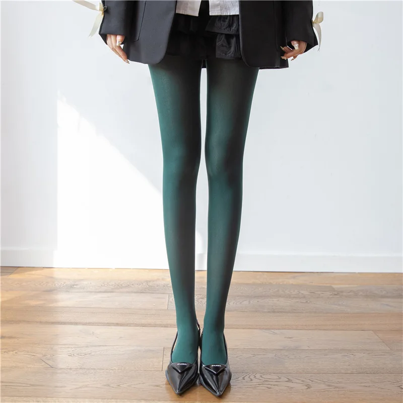 2026 Neue Frühlings-Damenstrumpfhose 80D Denier Samt Blickdichte Strumpfhose Bunte Damenstrumpfhose Stretch-Strumpfhose in Dopamin-Farben – Detail 20
