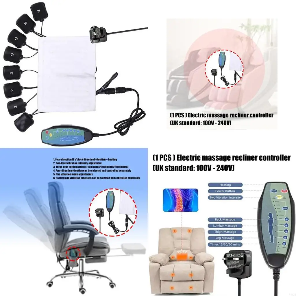 

100-240V Massagers Movement Motor 8 Motors Sofa Massagers Vibrations Accessories Y5GB