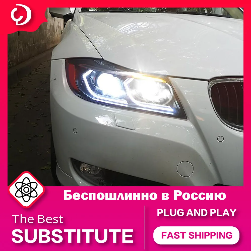 

Автостайлинг фары для E90 фары 2005-2012 320i 318i 323i 325i E90 головная лампа светодиодный проектор автомобильные аксессуары