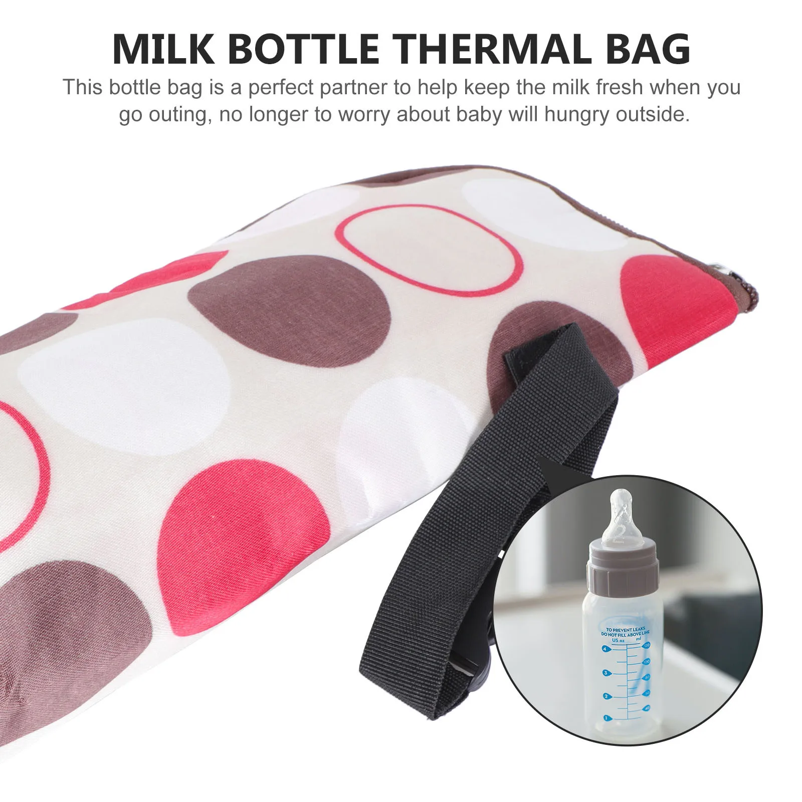 

Сумка для бутылочки для кормления младенцев, изолированная портативная детская бутылочка для молока, термосумка для кормления, ремень для коляски, прочная переноска