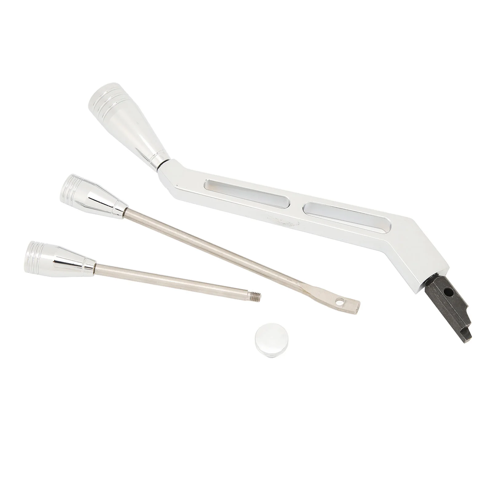 

Polished Billet Steel Shifter Lever Turn Signal Hazard Tilt Kit for GM Column Chassis
