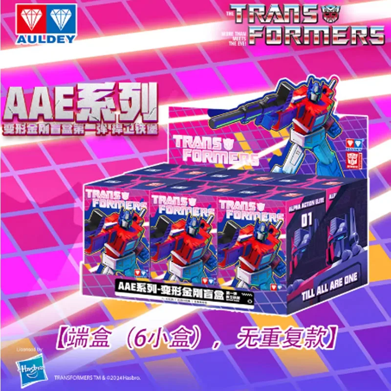 AULDEY Original Transformers AAE Series First & Second Bullet Blind Box Anime Action Figures Giocattoli per ragazzi Regalo di Natale