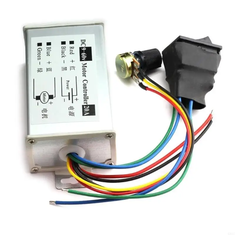 Q81C DC9V-60V 20A DCMOTOR Speed ​​Controllers 1200W PWMSPEED Controllers Governor