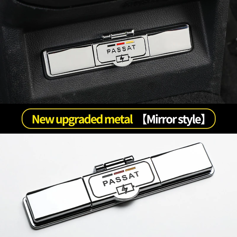 Car Center USB Equip Charging Port Protective Cover Dust-proof Frame For For volkswagen passat vw modification car accessories