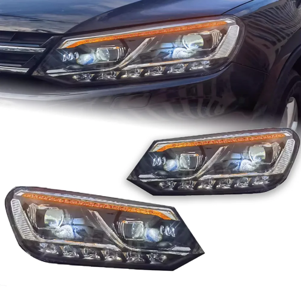 

AKD Car Styling for VW Touareg LED Headlight 2011-2015 Touareg LED DRL Hid Option Head Lamp Angel Eye Bi Xenon Beam Accessories