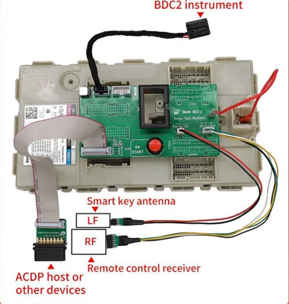 Yanhua BMW BDC2 Keys Learning Bench Platform With BDC2 AKL License Work with Module38 For BMW G Series BDC2 All Key Lost
