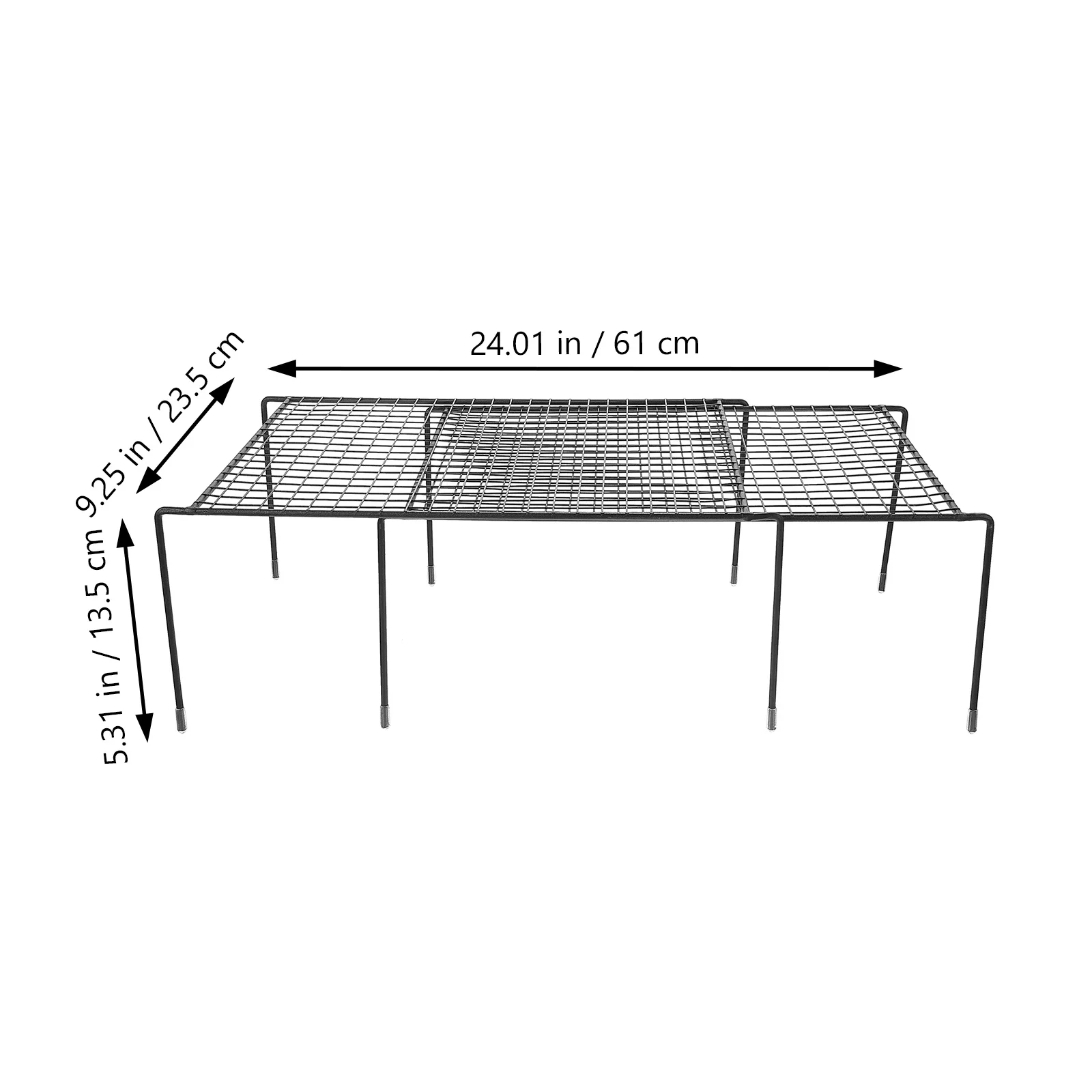 

1 set 1 Set Retractable Storage Saving Kitchen Organizer For Spices Condiments Desktop Rack Telescopic