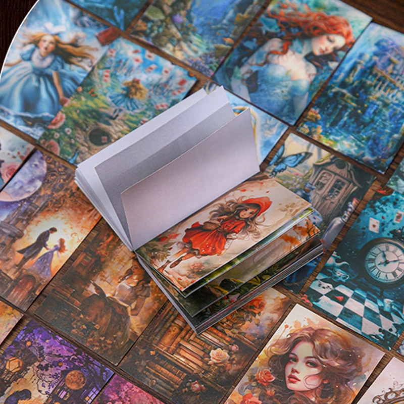 Mr Paper 150Pcs/bag Starlight Fairytale Book Series Sticker Bean Book Creative Stationery Stickers DIY Handbook Diary Laptop