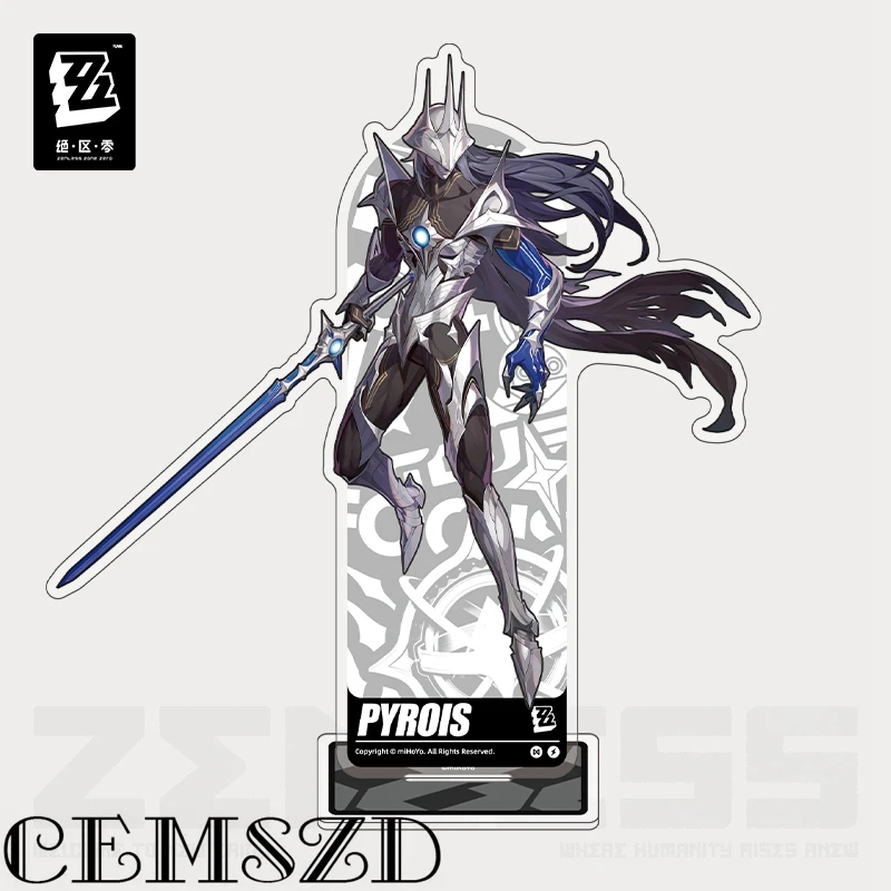 [Genuine] MiHoYo Game Zenless Zone Zero ZZZ Pyrois Wise Belle Cosplay Acrylic Stands Anime Character Accessories Card Slot Tool view 3