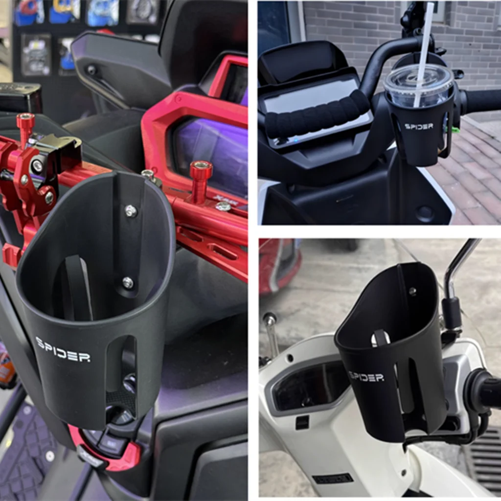 Uniwersalny uchwyt na napoje do motocykla, uchwyt na bidon do roweru elektrycznego, ultralekki uchwyt na butelkę z mocowaniem do lusterka wstecznego, akcesoria tuningowe 2025