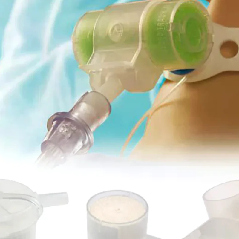 1/2/3/4 pces nariz artificial descartável médico com porta de entrada de oxigênio umidificação traqueostomia ventilação trocadores de umidade de calor