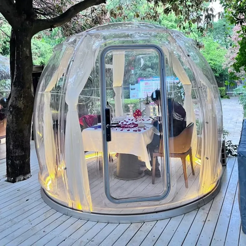 Resort modern polycarbonate dome house event event computer bubble house