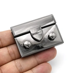 Bag Lock Squeeze Lock Turn Press Closure Clasp Buckle for Leathercraft Women Bag Parts Accessories