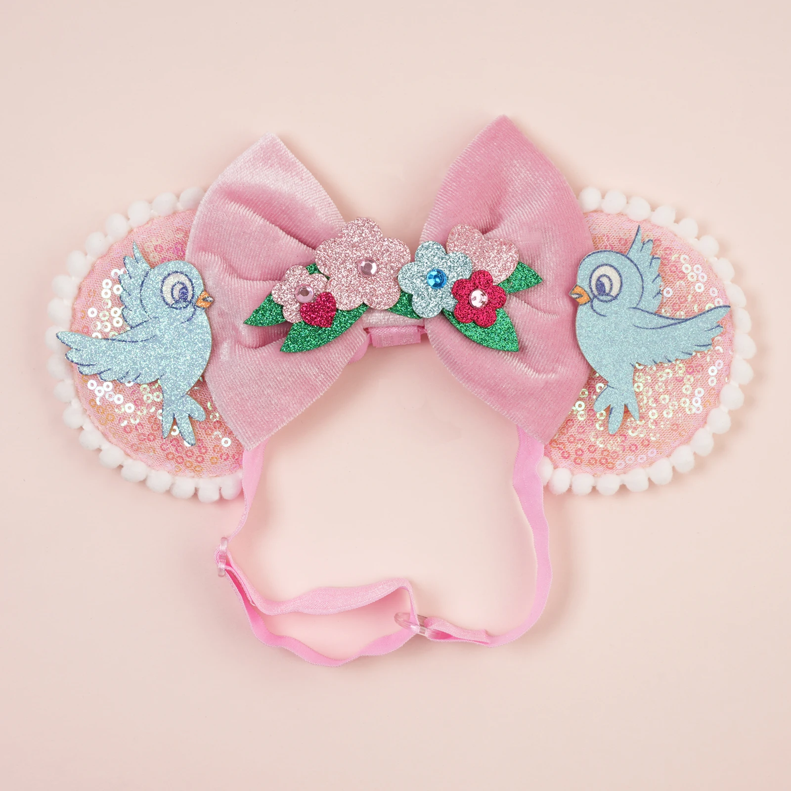 1pc Fashion Mouse Ear Hair Hoops Adjustable Nylon Headbands Fun Cartoon Pattern Women's Daily Party Wear Hair Accessories view 5