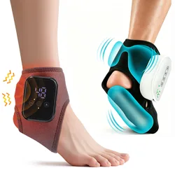 Electric Ankle Foot Massager Vibration Hot Compress Smart Air Pressure Multifunctional Brace Support Relaxation