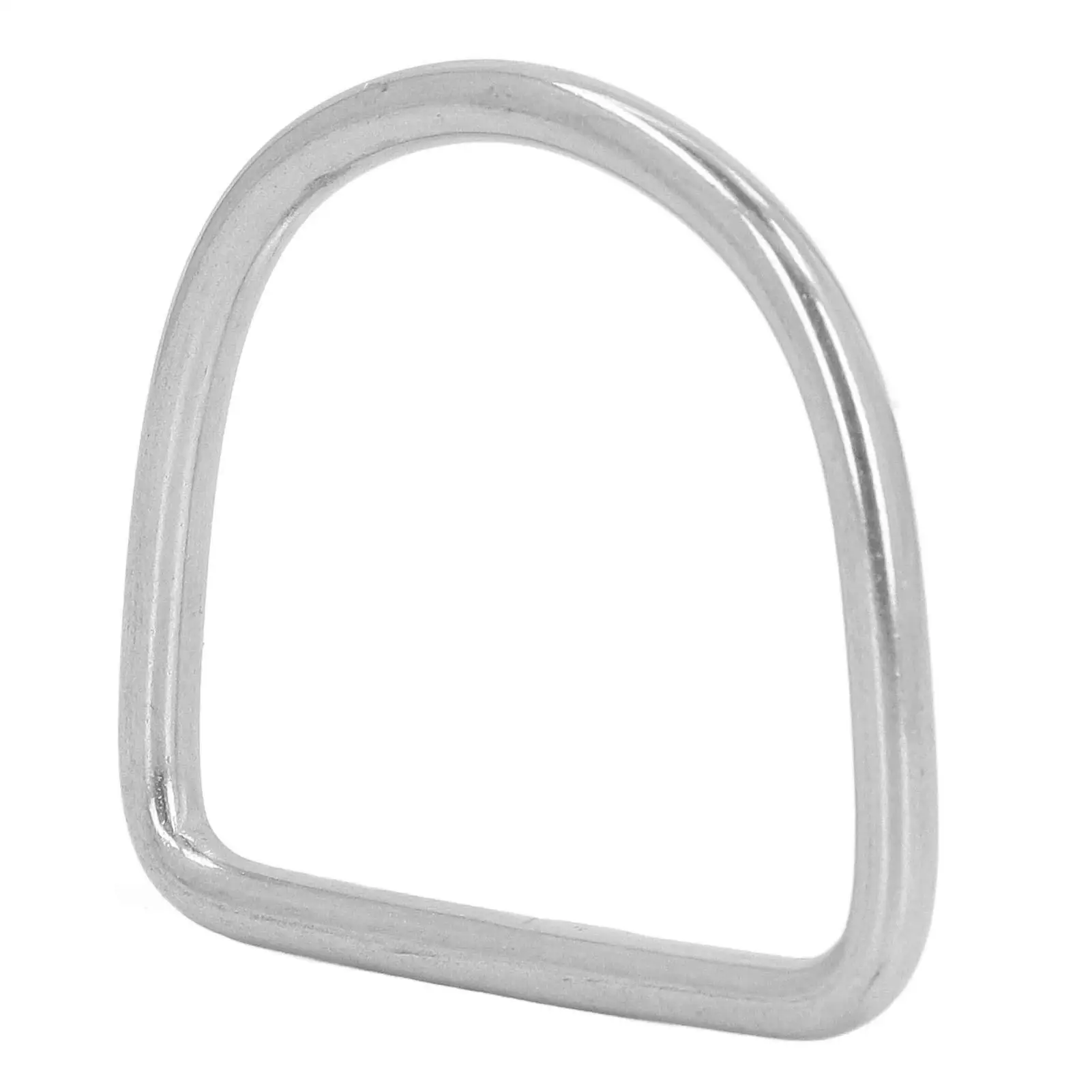 316 Stainless Steel D Ring Buckle - Rustproof, Seamless Welded Semi-Circular Rings for marine Use