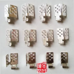 10/20/30/40/50/100PCS Underfloor Heating Film Clamps Special Silver Connectors Clamps for connect cable and heating film