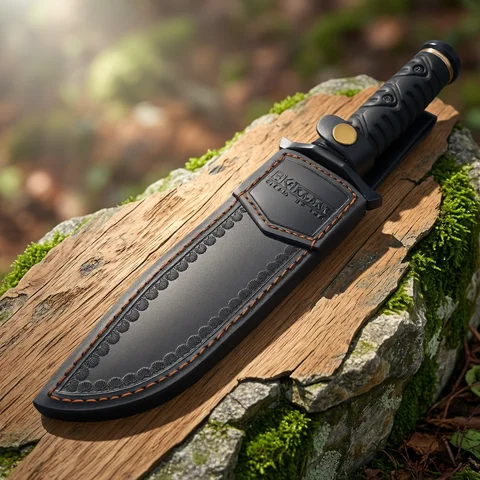 KA-BAR, a forest hunter's tool, a jungle obstacle-clearing knife, an outdoor knife for outdoor camping and exploration