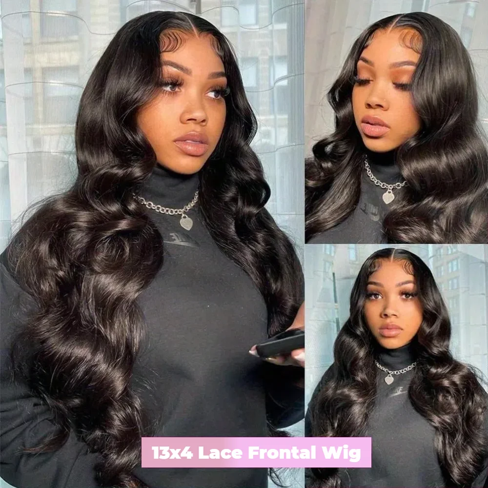 34inch 13x6 Lace Front Human Hair Wigs Wavy Lace Front Human Hair Wigs