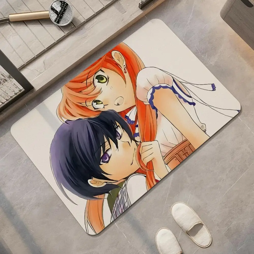 AnimeStudio S-Studio P-Pierrot Floor Mat Diatomite Bath Mat, Quick Dry, Absorbent, Multi-Scene Mat