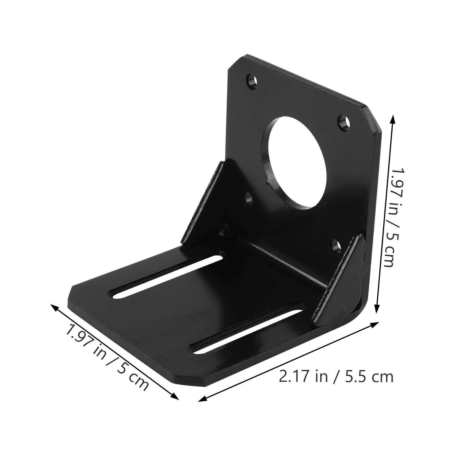 

2pcs Stepper Motor Bracket for 3D Printer Metal Fixed Hole Mount Precision Slots Practical Replacement Accessories
