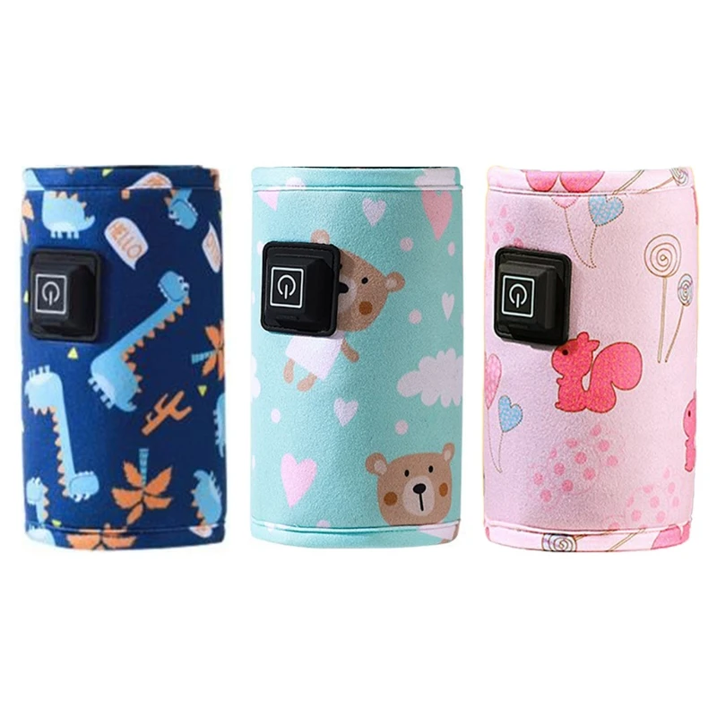 5V 2a Verwarming Reizen Warmer Instelbare Temperatuur Controle Moedermelk Verwarmer Tas Draagbare Usb Baby Fles Warmer