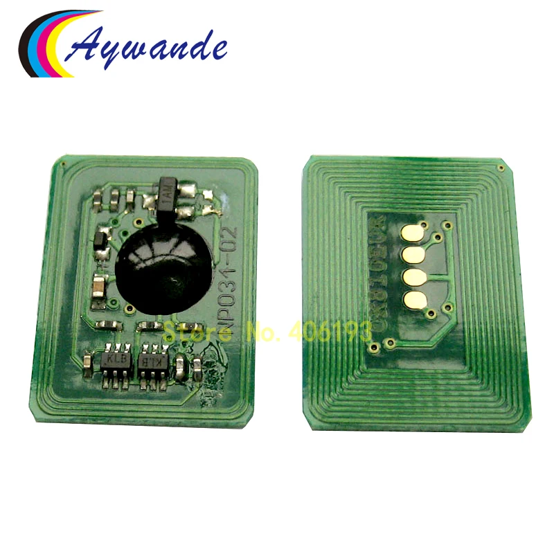 20x Toner Chip for OKI C5650 C5750 C 5650 C 5750 Toner Cartridge Reset Chip 43865708 43872307 43872306 43872305