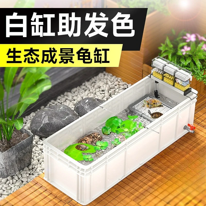 Large turtle feeding tank Special tank  box  box Turtle box Large Fish  mixed culture
