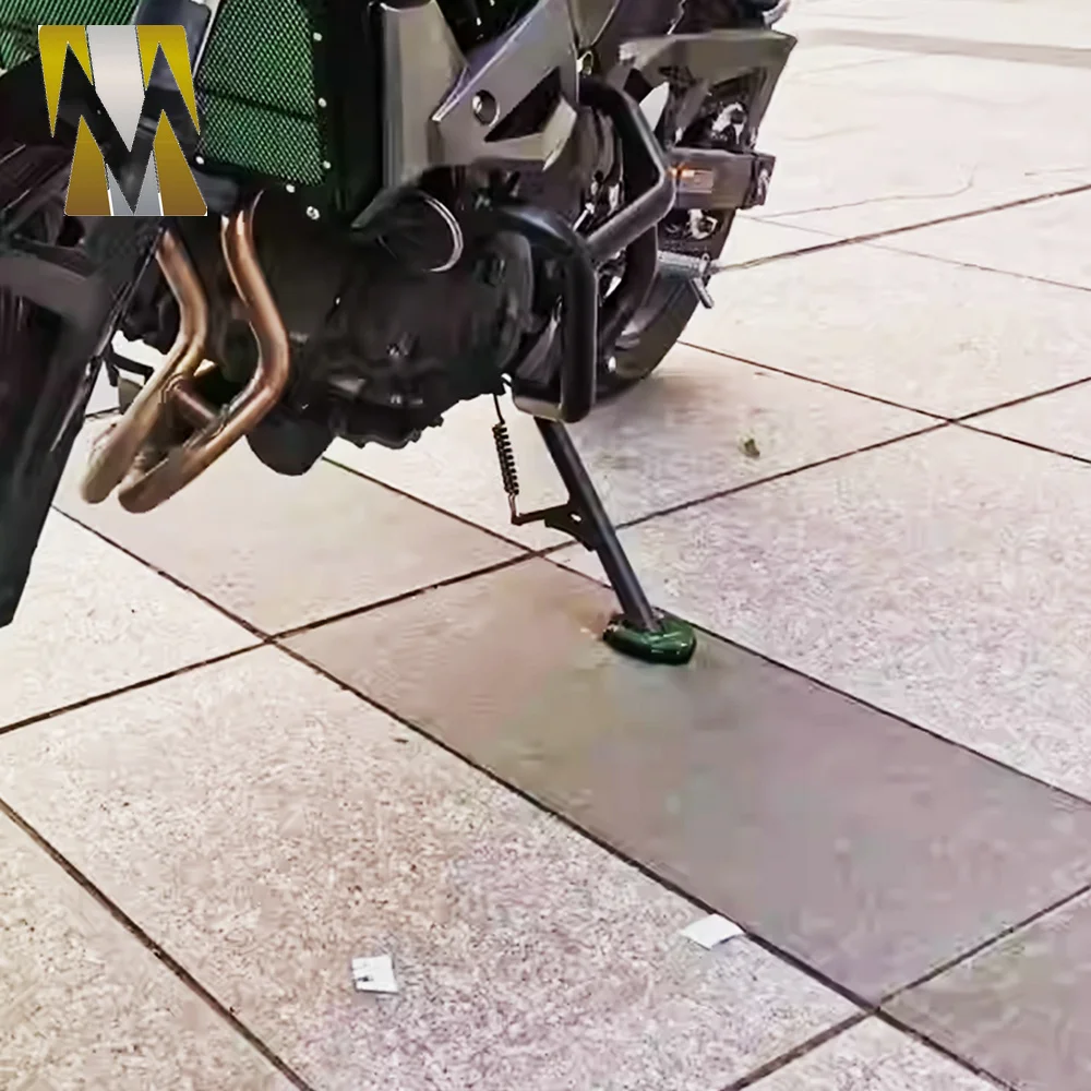 

Motorcycle Side Stand Enlarger Plate Kickstand Pad For Kawasaki KLX150 BF KLX150 2016 KLX230/S/R 2020 2021 2022 2023