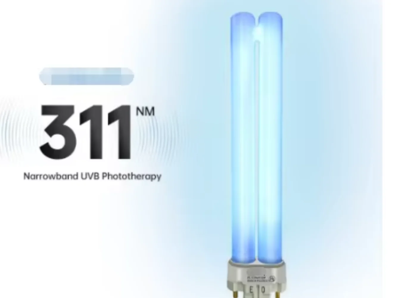 

For PHILIPS 311NM Ultraviolet Phototherapy Lamp Tube UV Light Bulb UVB Lamp PL-S 9W012P NB UVB 311nm narrow