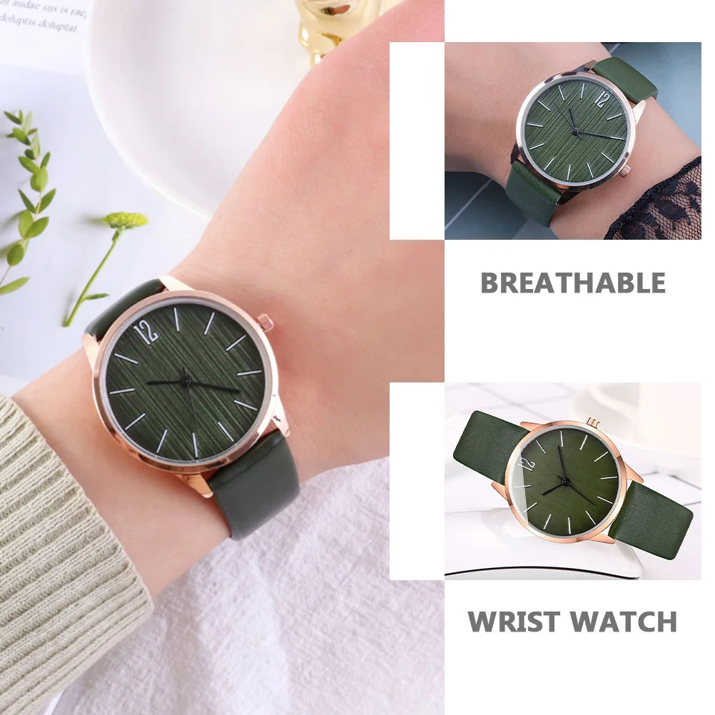 

Quartz Watches Women Casual Wrist Watch Fashion Ladies Water Proof PU Stainless Steel Glass Band Birthday Gift