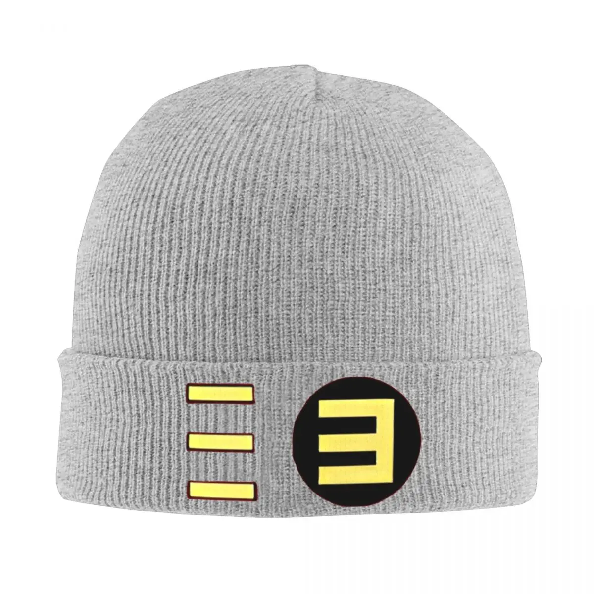 

The Death Of Slim Shady Bonnet Hats eminem Logo Knit Hat Мужчины Женщины Повседневная повязка на голову Шапки-бини Осень Зима Kpop Design Cap