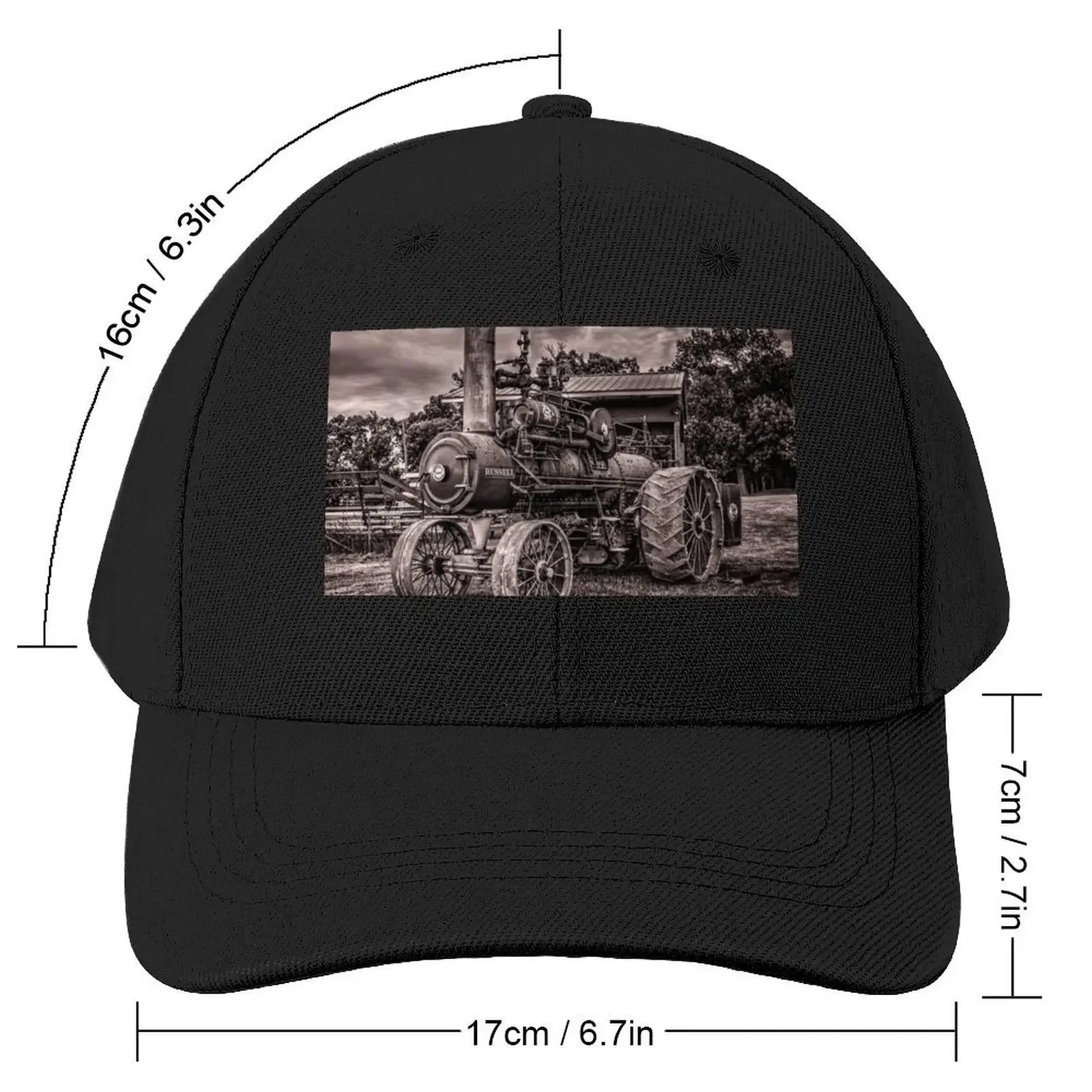 Russell Steam Traction Engine at the Shed Toned Baseball Cap foam party Hat Mountaineering Trucker Hat Golf Wear Men Women's