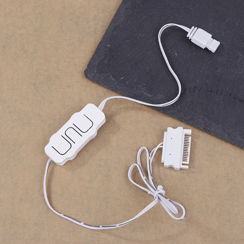 1PC ARGB Controller 5V 3pin Naar SATA Voeding Mini RGB Controller 3PIN Hub Voor Computer Cpu case Cool Fan LED Licht Radiator