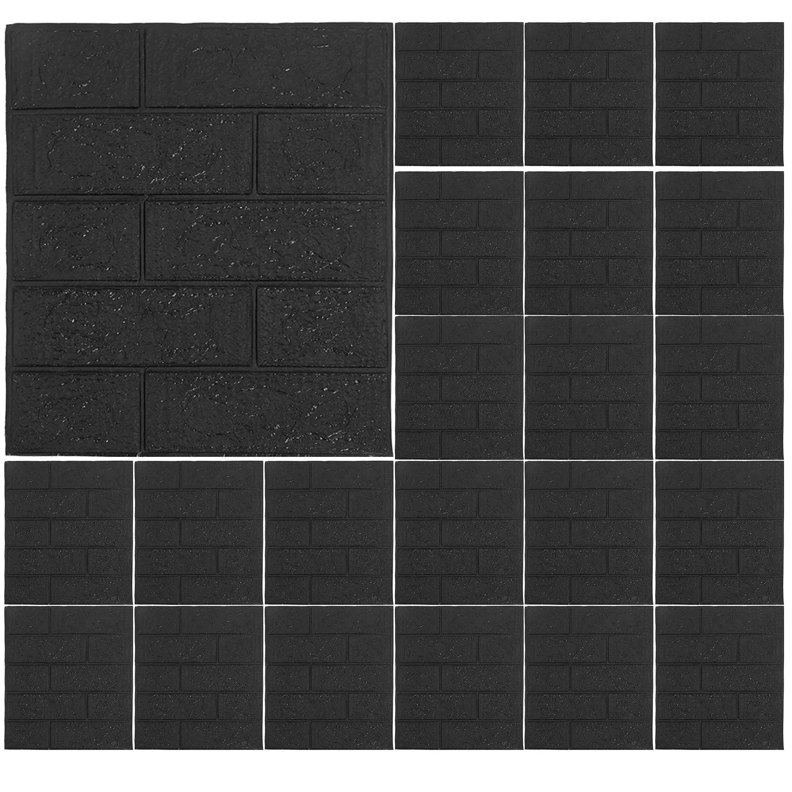 

30pcs 3D Rock Panel Wallpaper Self Adhesive Brick Stickers for Walls Kitchen Decor Removable Wall Panels