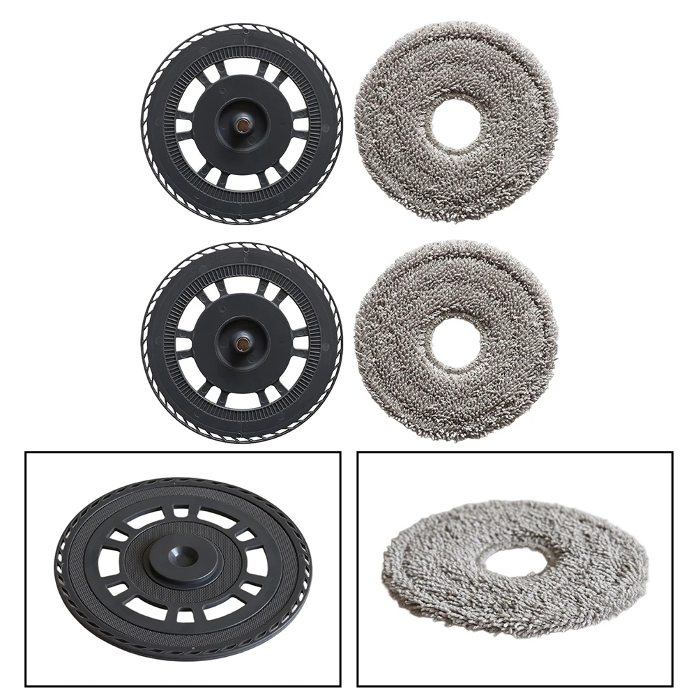 For Dreame X/60 For Ultra Max Microfiber Mop Pads With Holders Wash/able Ro/bot Vacuum Cleaning Spare Parts Accessories Set