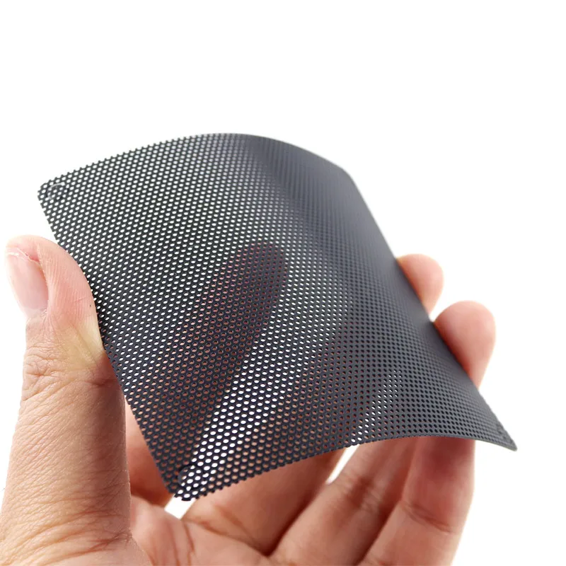 5PCS/lot 120mm Black PVC PC Fan Dust Filter Dustproof Case Computer Mesh Dust Covers Dustproof Filter