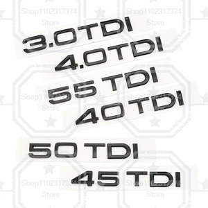ABS -Car -Etikett 3D, Emblem, Heck -Stammdekoration Emblem, 2,0 2,5 3.0 4,0 TDI 30 35 40 45 50 55 TDI A4 A6 A6 A7 A8 Q5 Q7 8 Hauptverkauf A4 500 Blätter - №2