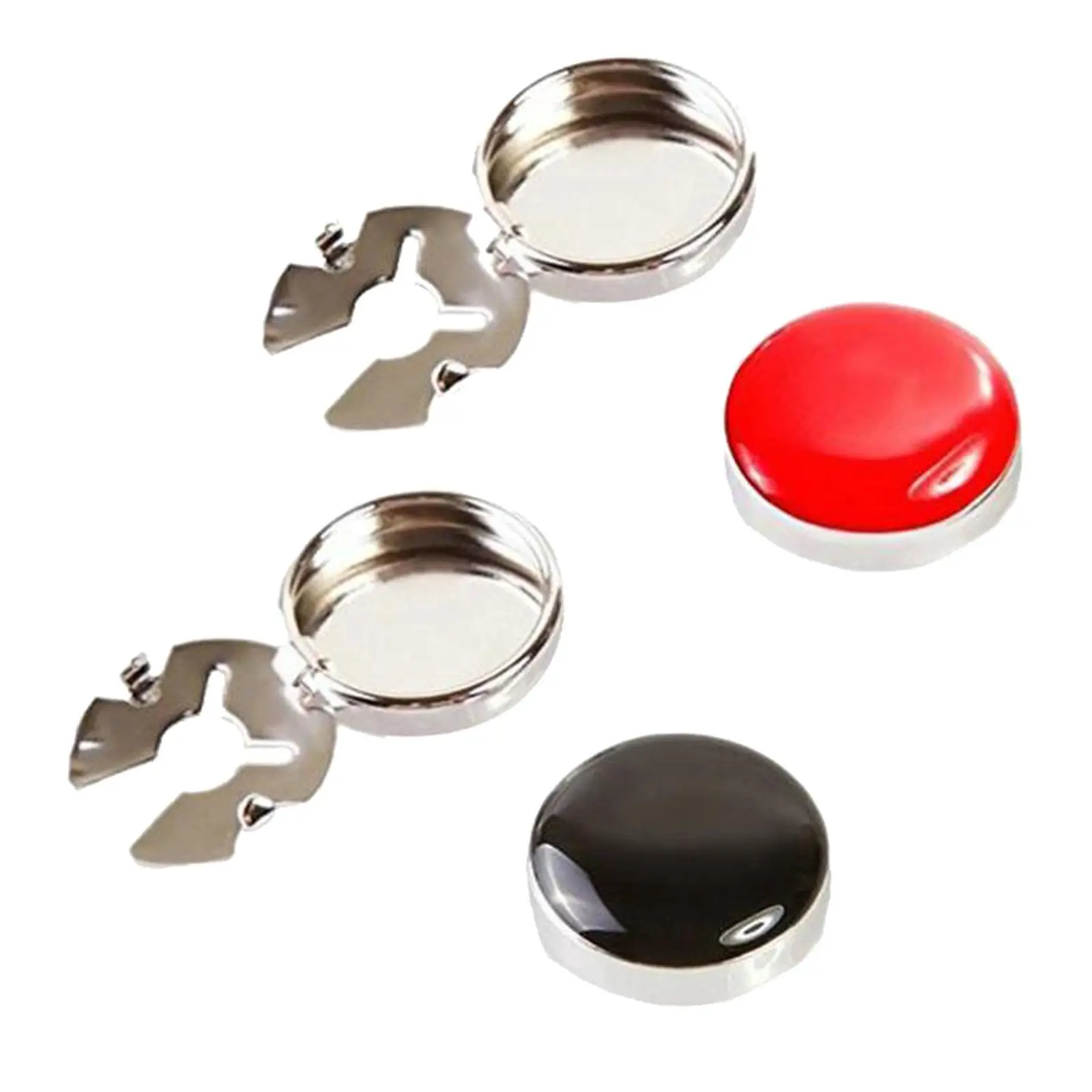 4Pcs Men Cufflinks Ordinary Shirts Decor Round Button Covers