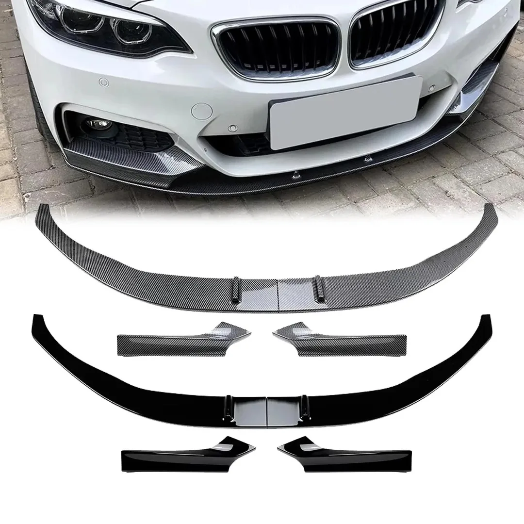Front Splitter Guard Bumper Lip Chin Air Dam Guard For BMW 2 Series F22/F23 M Sport 2014-2017 Tuning Styling Facelift MP Style view 5