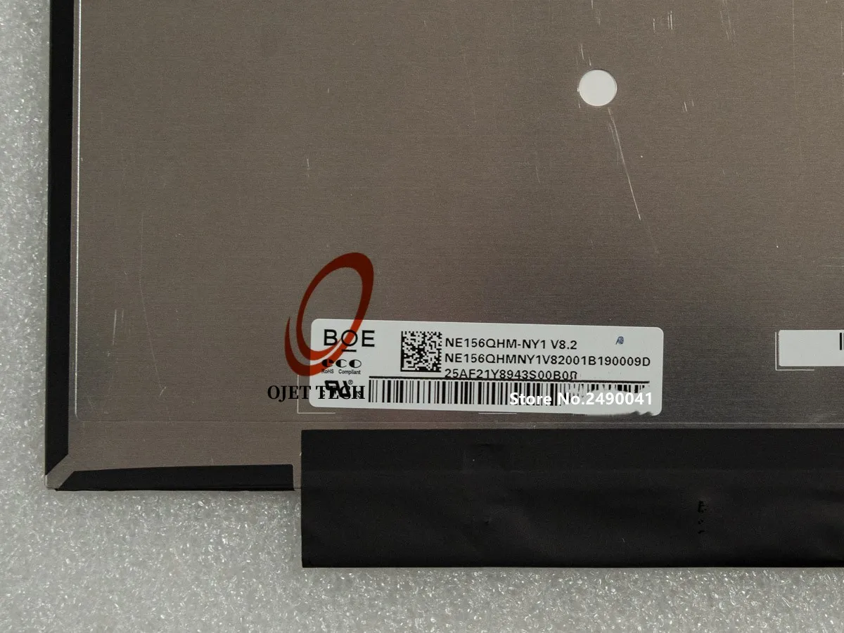 Imagem -02 - Original Ne156qhm-ny1 15.6 Polegada 2k Portátil Lcd Tela 100 Dci-p3 Atualizar Qhd 2560x1440 165hz Matriz Substituição 40 Pinos Edp