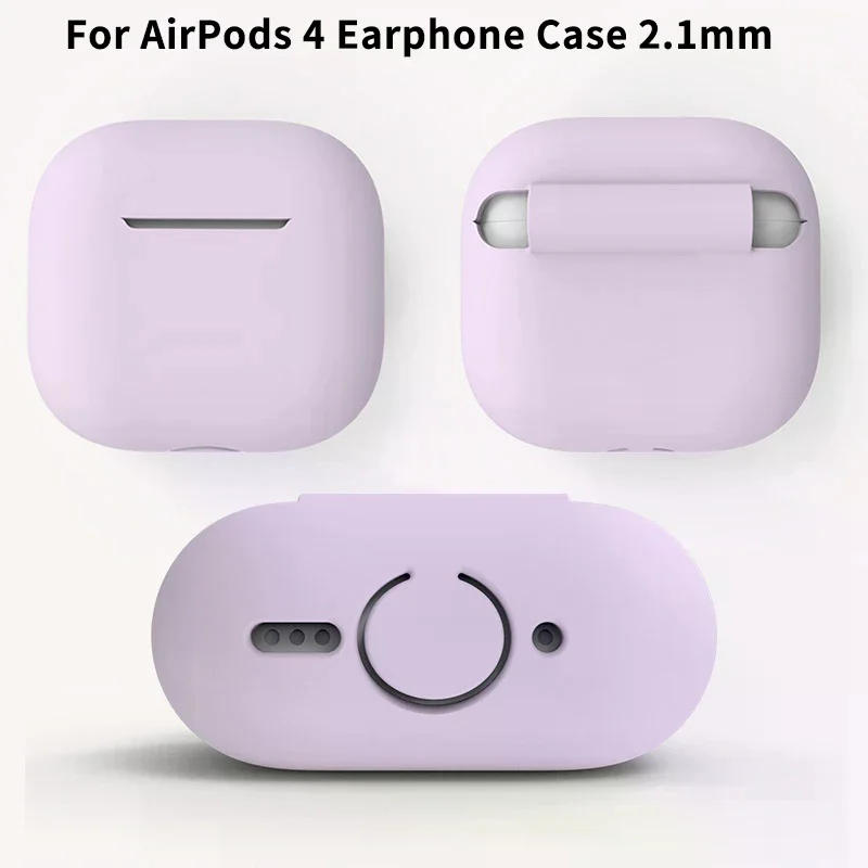 /&/New Case For 4 Silicone Protective Cover With Charging Port Anti-Dust Dirt Dust Plug For 4 Earphone Case High Quality