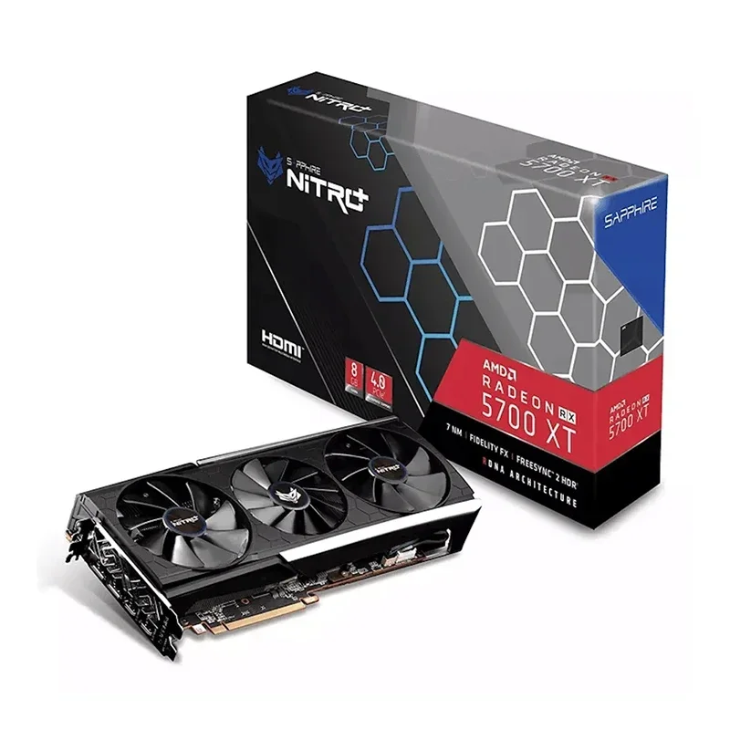 For RX 5700 xt Rx5700XT RX 5700XT 8gb Cheap Price Desktop Gpu Gaming Graphics Card AMD RX 5700 XT