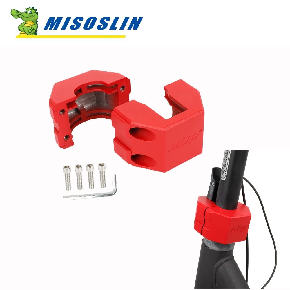 

New Folding Clamp Aluminum Vertical Rod Fixing Protection Part for Ninebot Max G30 G30LP/E Electric scooter Folding Holder