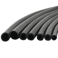 Tubo de silicona negro de 1M/5M10M, manguera de goma Flexible 1 2 4 5 6 7 8 9 10 11 12 14 16mm, tubo de silicona suave Flexible