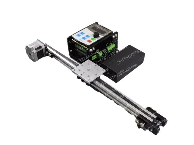 42 Stepper Reciprocating Linear Motion Rail High Precision Silent Slide 300mm Stroke Synchronous Belt Drive
