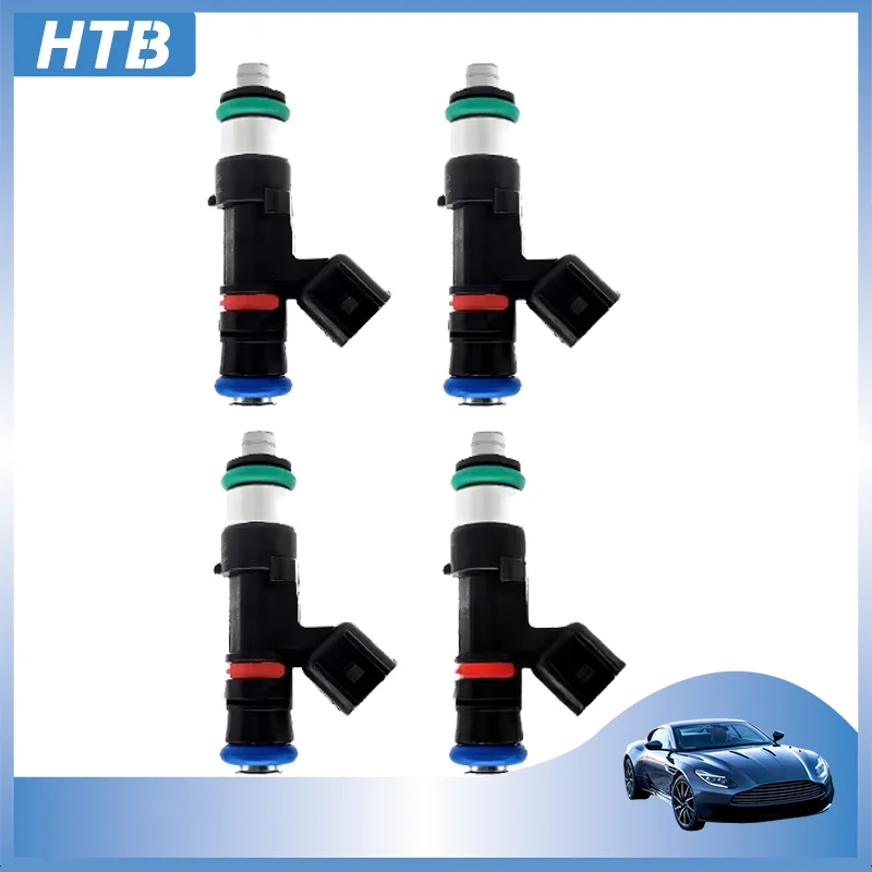 HTB 4 Uds 0280158154 inyector de combustible de piezas de automóvil apto para Saturn Outlook Vue Buick Enclave GMC Acadia 3.6L V607-2008 12602223
