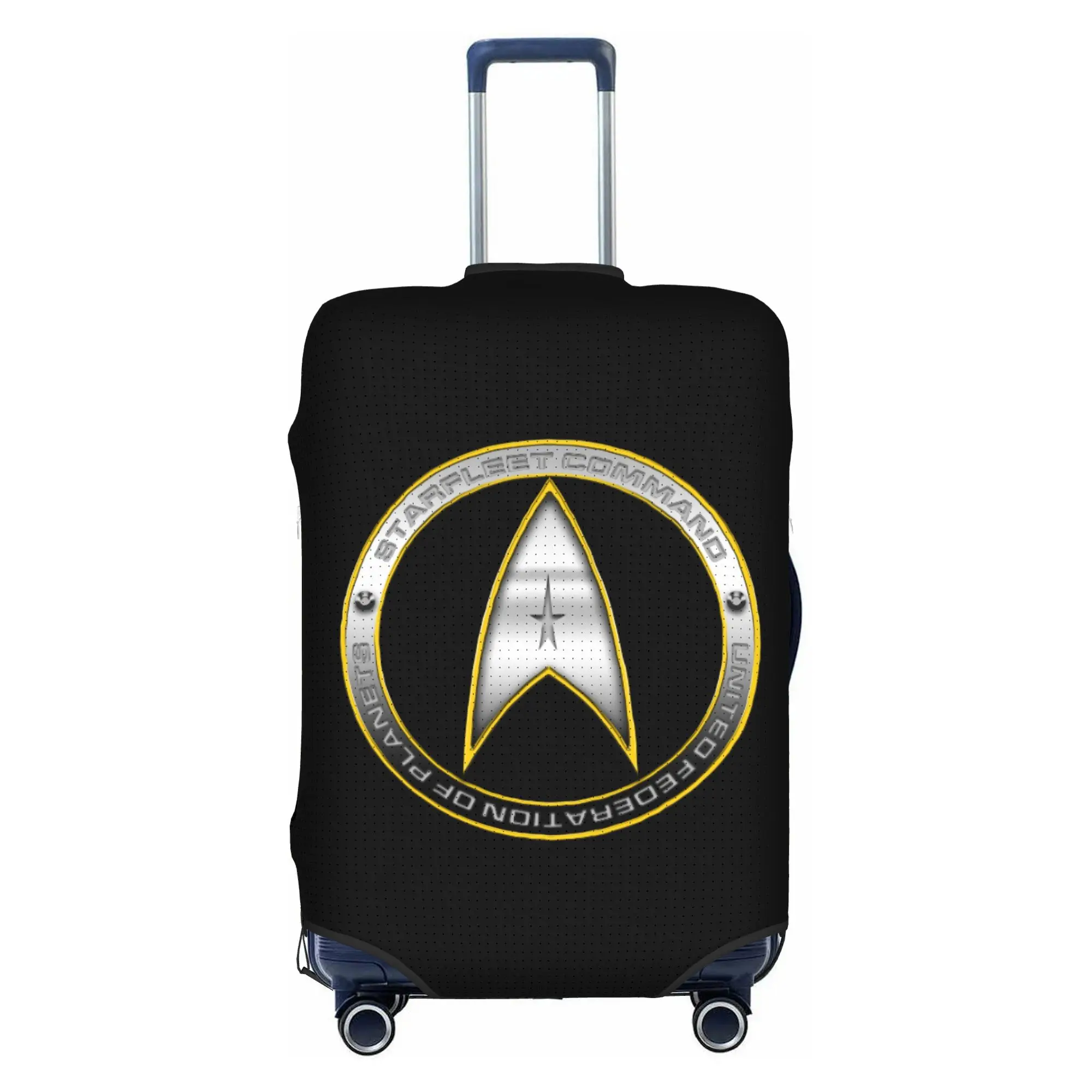 Custom Fashion Star Trek Luggage Cover Protector Washable Science Fiction TV Series Travel Suitcase Covers