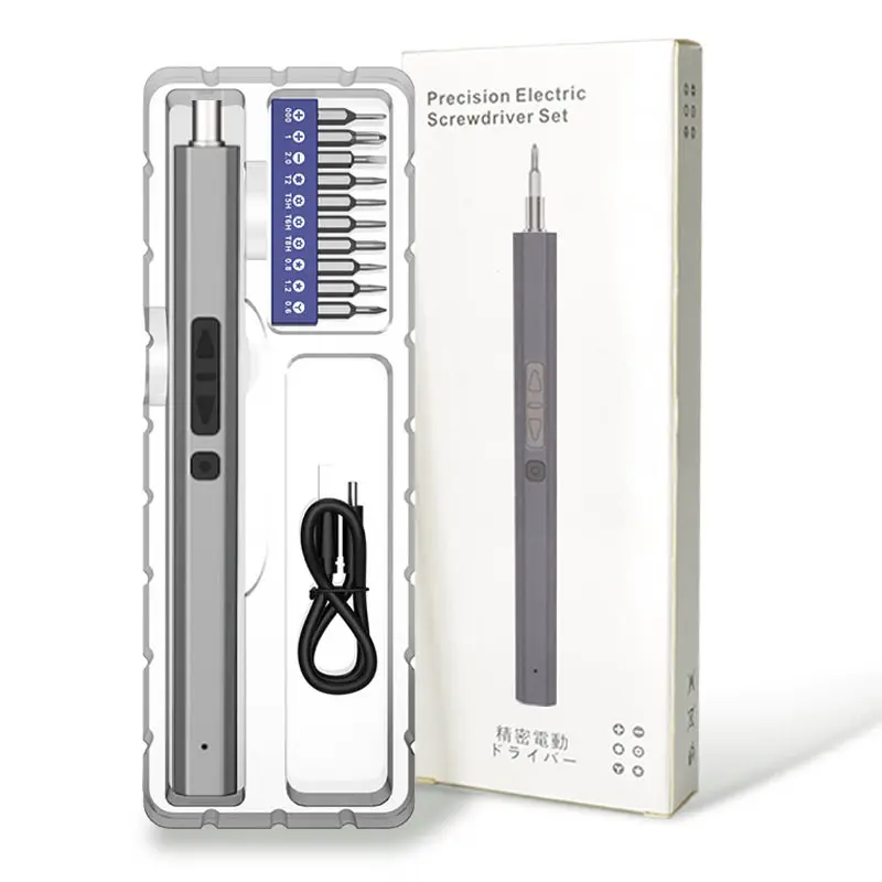 Refinement electric screwdriver rechargeable small household disassembly maintenance tool