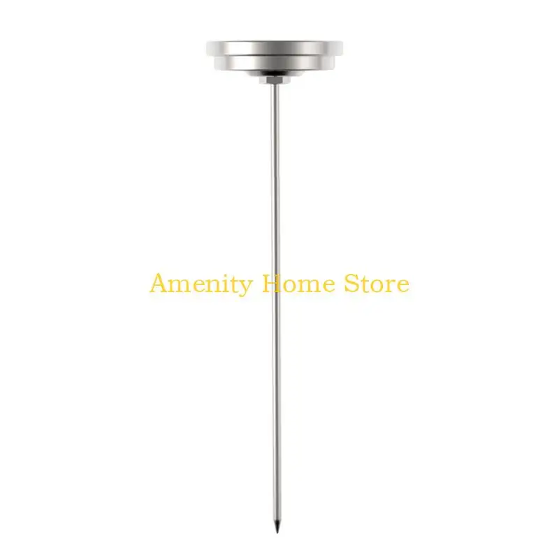 F26C Soil Thermometer 10~76°C 40°F~180°F Stainless Steel LongStem Temperature Dials,for Garden Lawns Plant